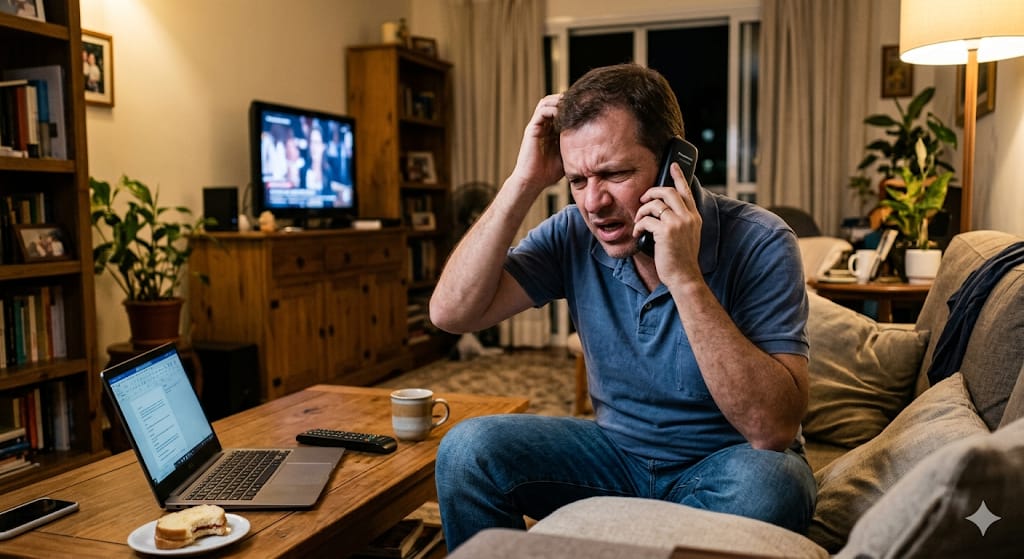 o irritante do telemarketing